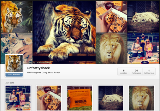 Instagram page for UNF supports Catty Shack Ranch